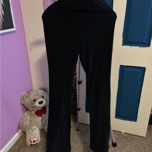 Black High-Waisted Pants